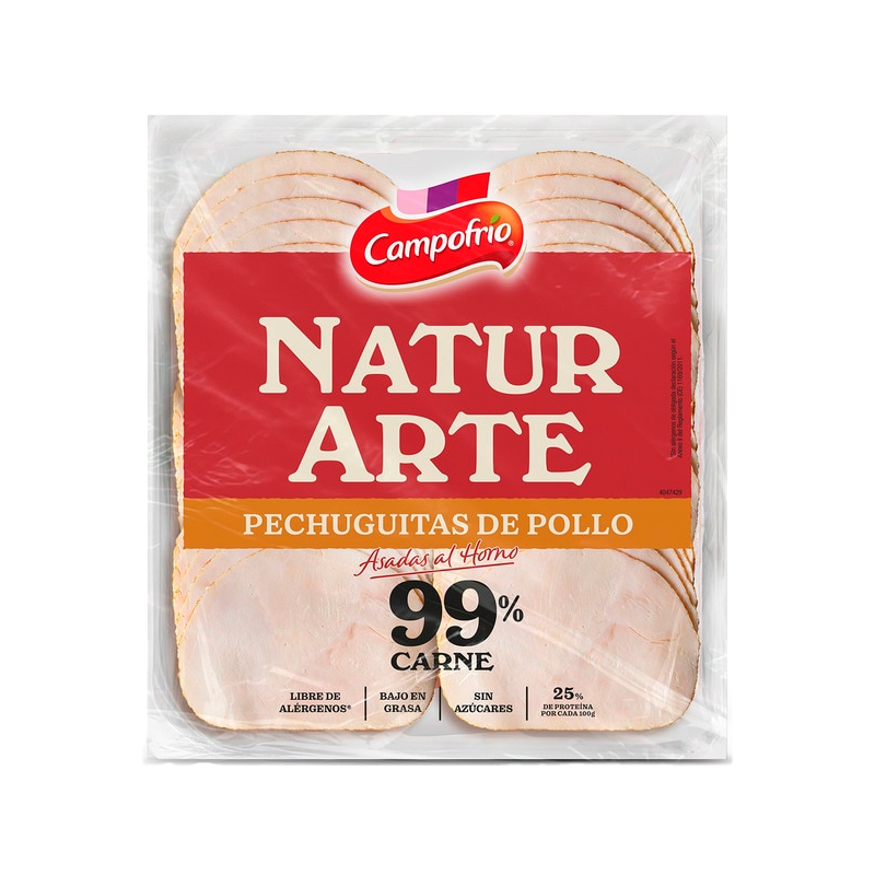 39202 NATURARTE 99% PECHUGA POLLO ASADA 90GR