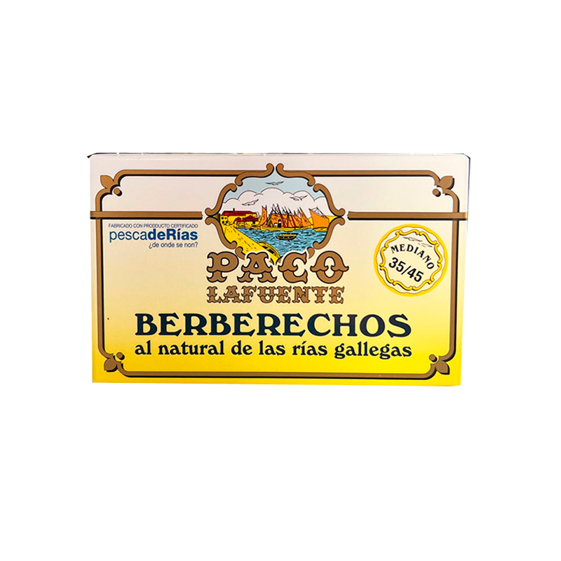 39666 PACO LAFUENTE BERBERECHOS NATURAL 115 GR