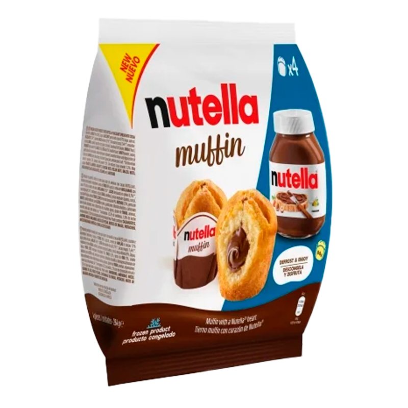 39673 NUTELLA MUFFIN 4 UNID