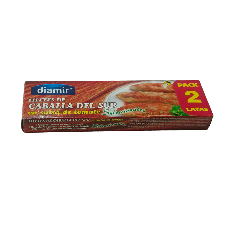 14852 DIAMIR FIL.CABALLA TOMATE 90GR. PK-2