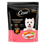 39487 CESAR SECO POLLO SALMON VERDURAS 800GR