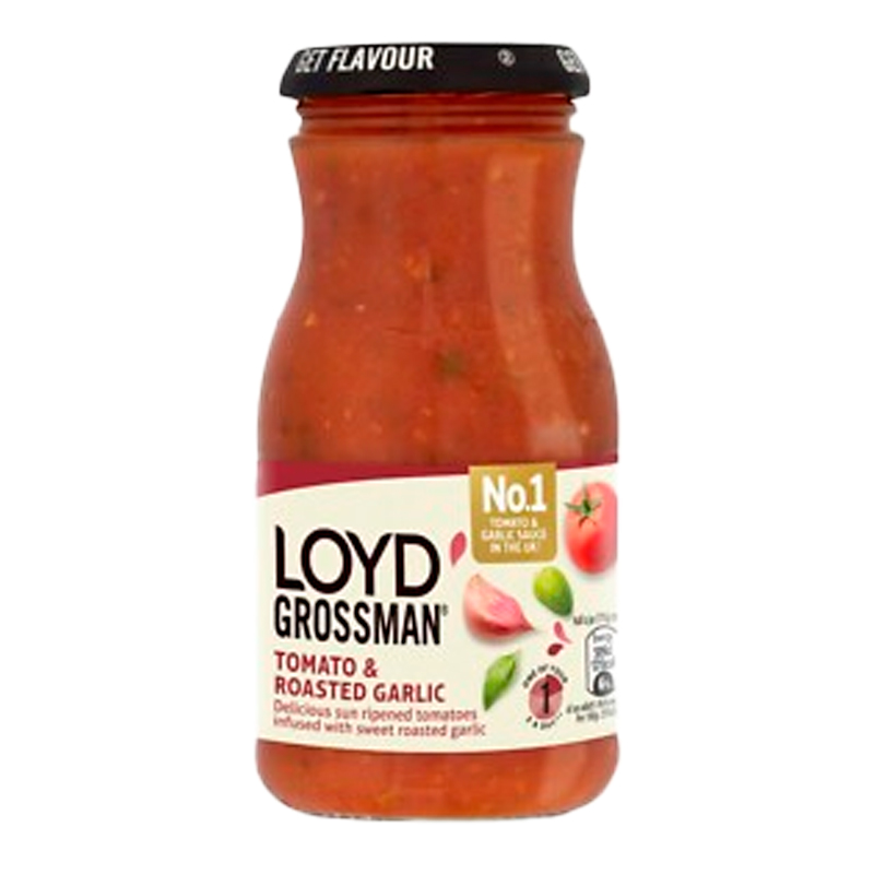 40197 LOYD GROSSMAN TOMATO & ROASTED GARLIC 350GR