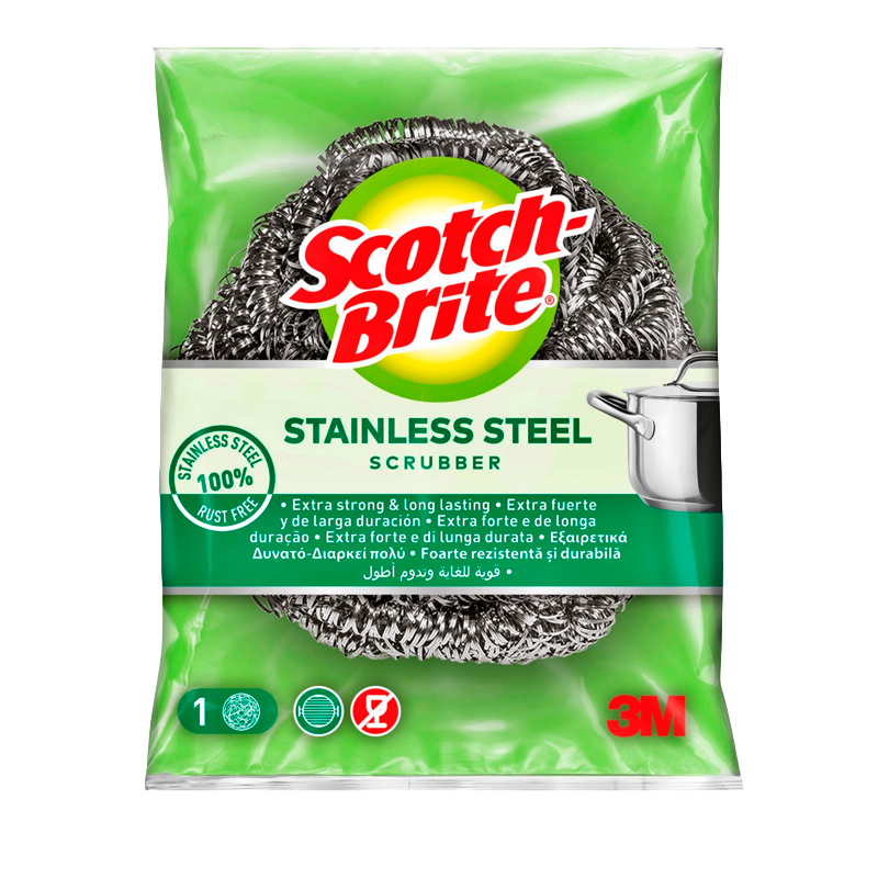 40081 SCOTCH-BRITE ESTROPAJO INOX 1UD