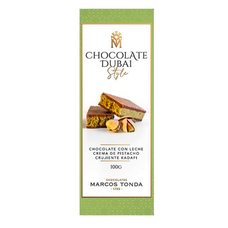 40476 MARCOS TONDA CHOCOLATE DUBAI LECHE 100 GR