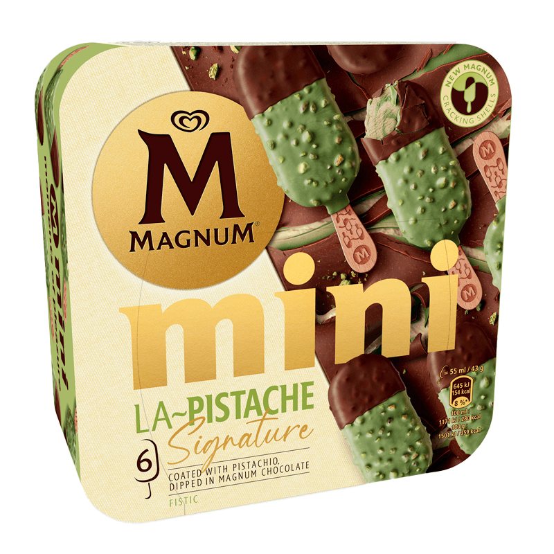 40675 MAGNUM MINI SIGNATURE LE PISTACHE 6UNID