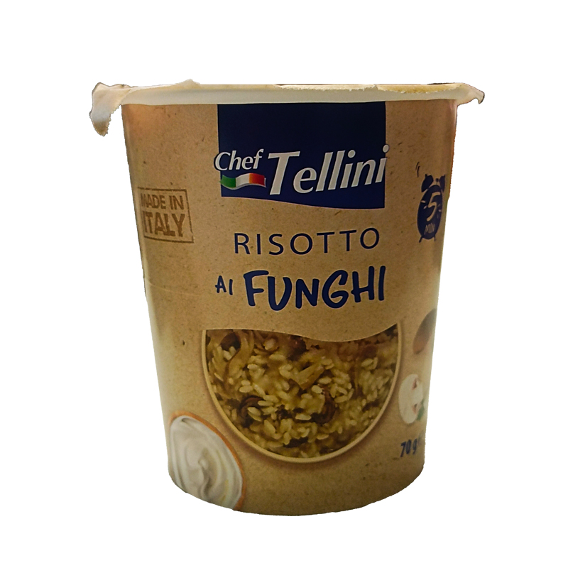 40770 CHEF TELLINI RISOTTO AI FUNGHI CUP 70GR
