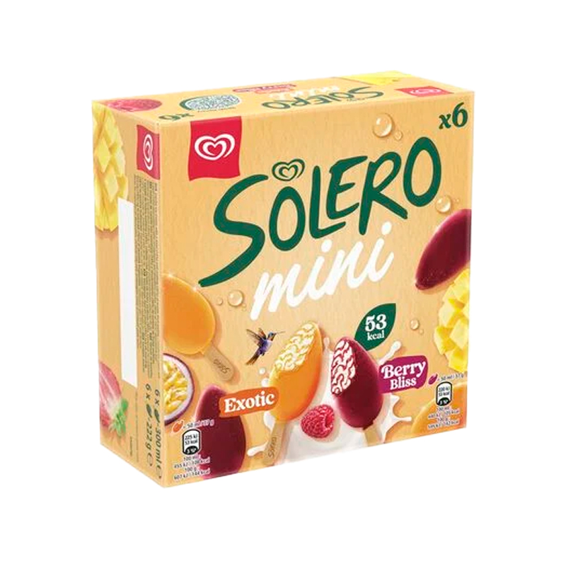 40681 FRIGO SOLERO MINI EXOTIC & BERRY 6UNID