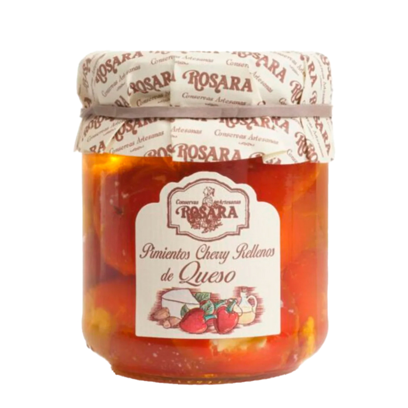 40894 ROSARA PIMIENTOS CHERRY RELLENOS DE QUESO 175GR