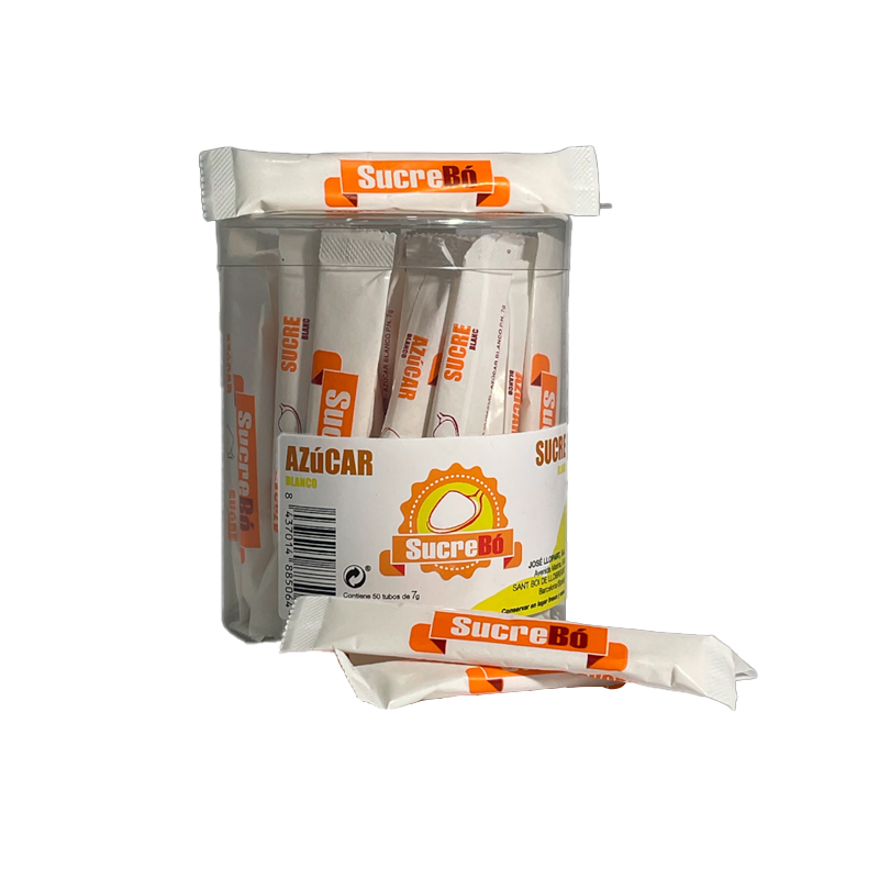 41030 SUCREBO AZUCAR BLANCO TUBITOS 50UND 350GR